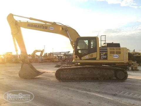 Side of used Komatsu Excavator